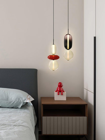 Tinted Glass Cluster Pendant Light