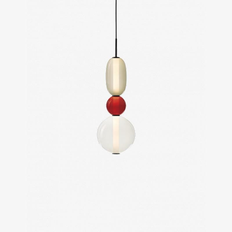 Tinted Glass Cluster Pendant Light
