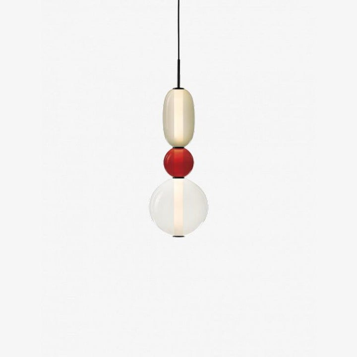 Tinted Glass Cluster Pendant Light