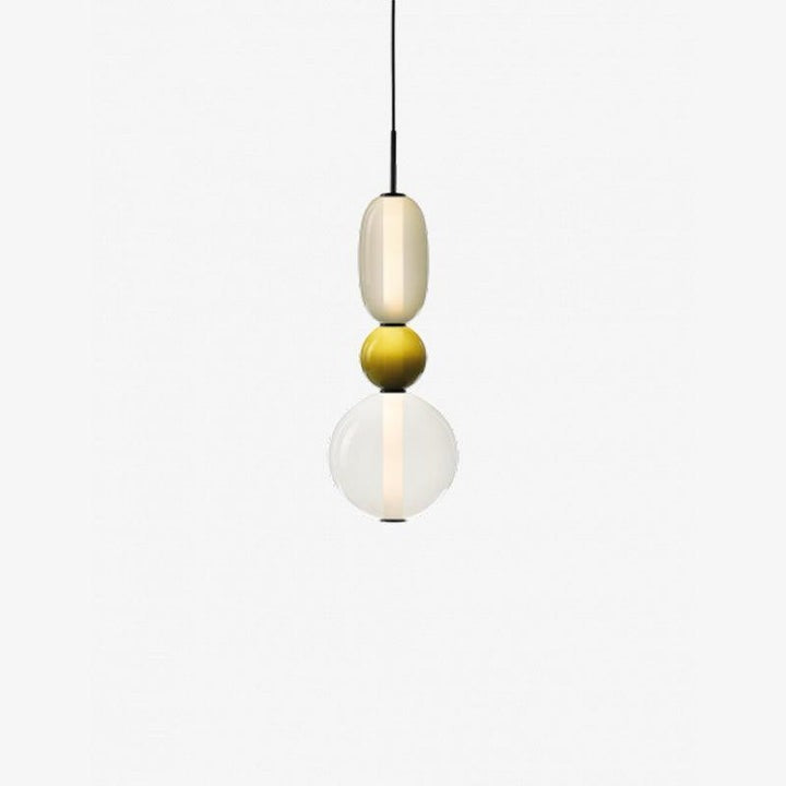 Tinted Glass Cluster Pendant Light