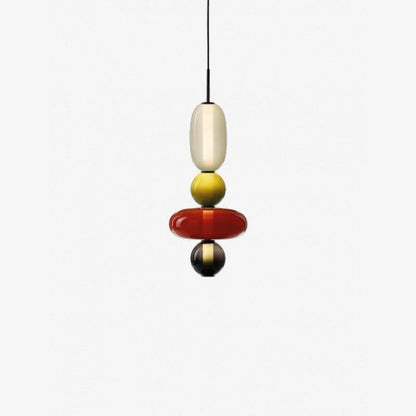 Tinted Glass Cluster Pendant Light
