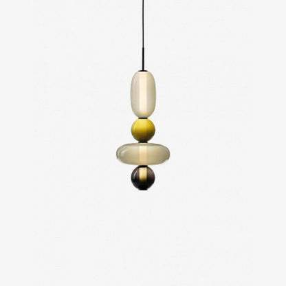 Tinted Glass Cluster Pendant Light