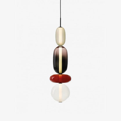 Tinted Glass Cluster Pendant Light