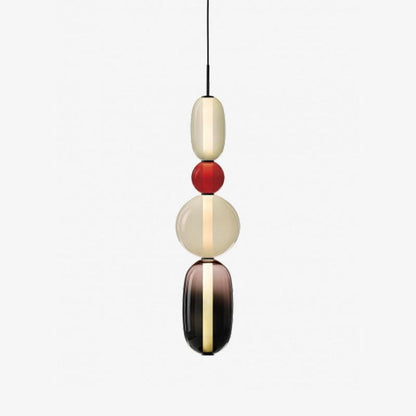 Tinted Glass Cluster Pendant Light