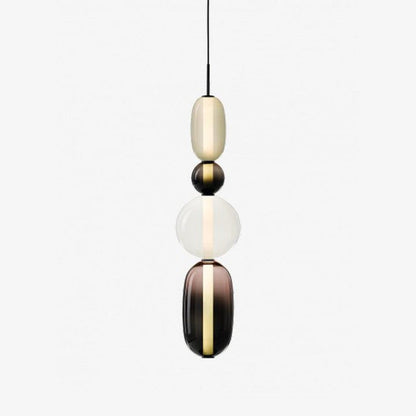Tinted Glass Cluster Pendant Light