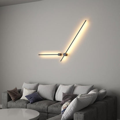 USB Rechargeable Slim Linear LED Wall Lamp