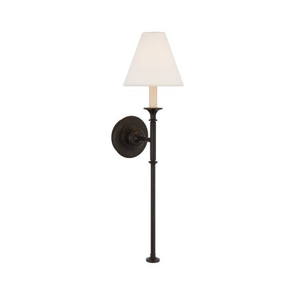 Versatile Fabric & Metal Wall Sconce