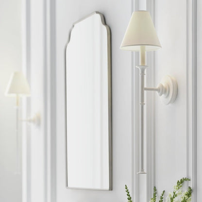 Versatile Fabric & Metal Wall Sconce