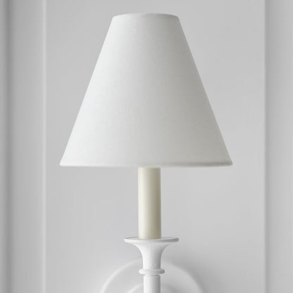Versatile Fabric & Metal Wall Sconce