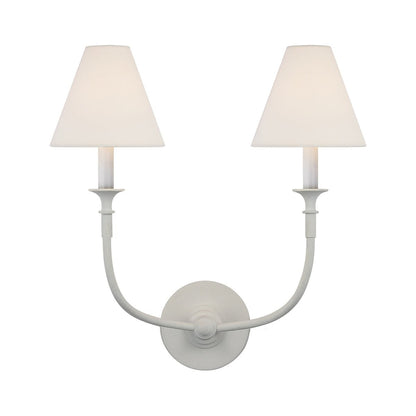 Versatile Fabric & Metal Wall Sconce