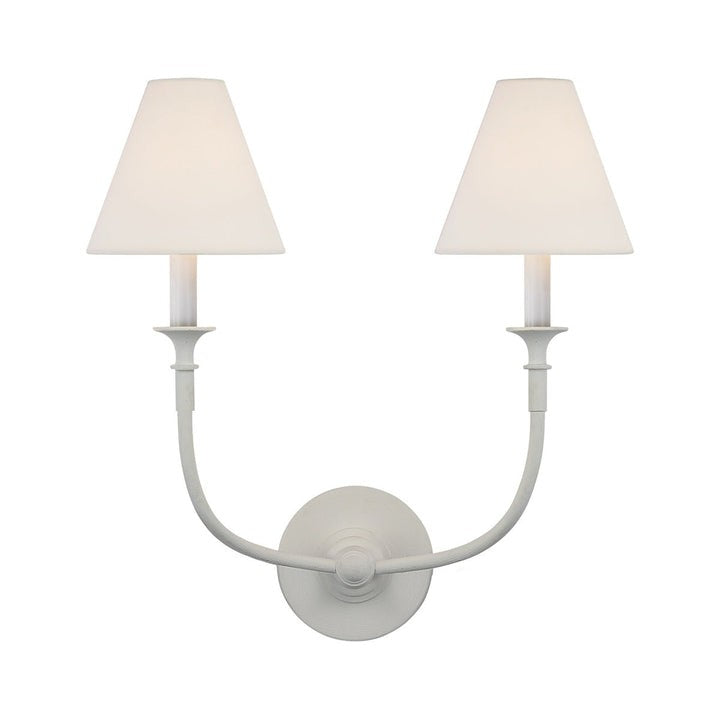 Versatile Fabric & Metal Wall Sconce