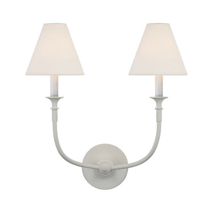 Versatile Fabric & Metal Wall Sconce