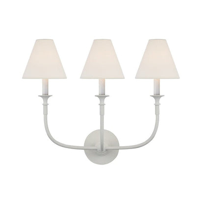 Versatile Fabric & Metal Wall Sconce