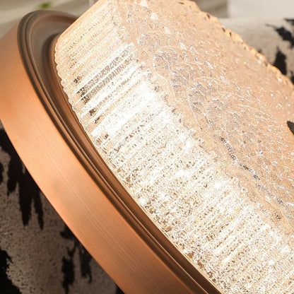 Vintage Bronze Flush Mount LED Ceiling Light