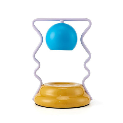 Whimsical Spiral Globe Table Lamp