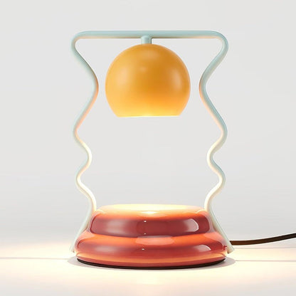 Whimsical Spiral Globe Table Lamp