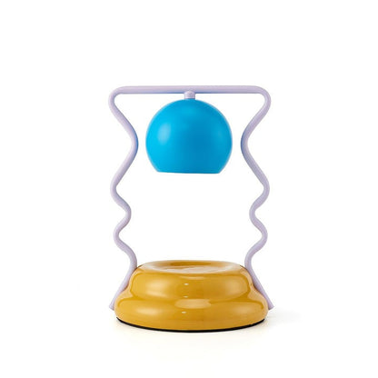 Whimsical Spiral Globe Table Lamp