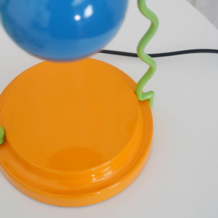 Whimsical Spiral Globe Table Lamp
