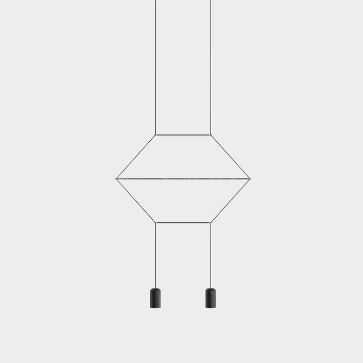 Wireflow Minimalist LED Pendant Light